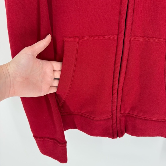 Abercrombie Y2K Sherpa Lined Zip Hoodie Faux Fur Hooded Sweatshirt M Preppy Bold - Picture 8 of 13